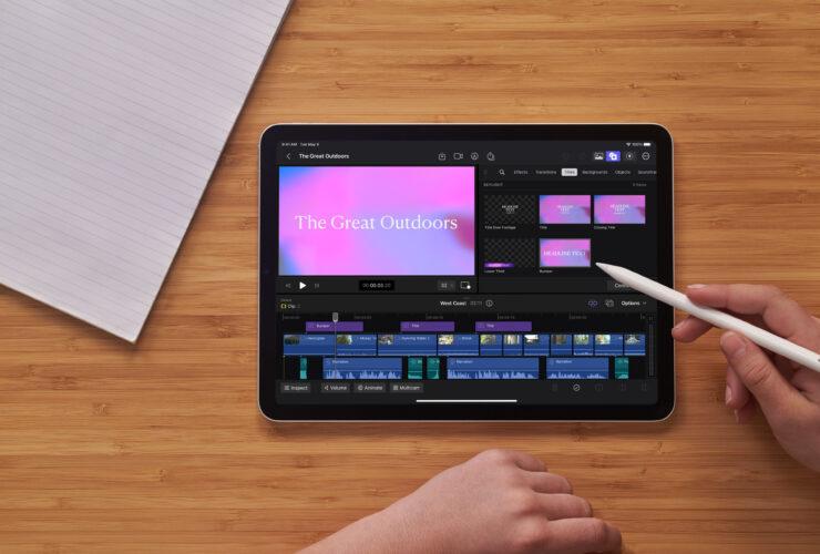 Apple introduces Final Cut Pro and Logic Pro on iPad, offering a mobile studio experience for creators